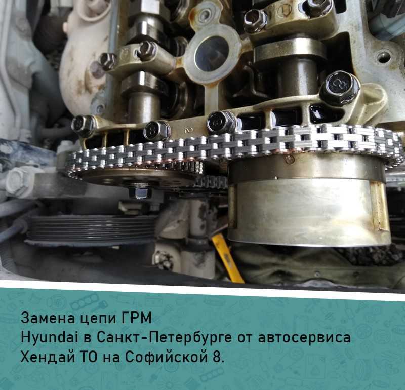 Замена цепи грм хендай солярис 1.6 своими руками, видео интструкция