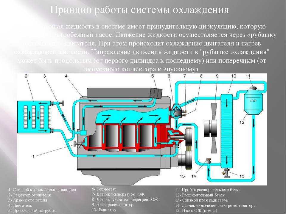 Система охлаждения двигателя: устройство и принцип действия