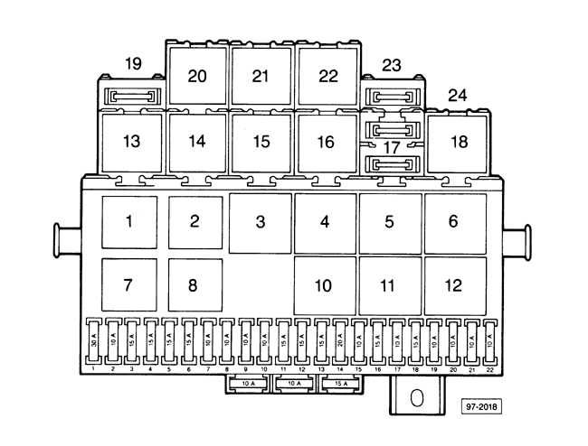Схема предохранителей volkswagen pointer