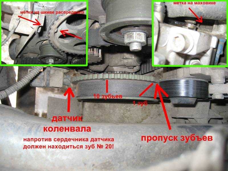 Проверка и замена датчика положения коленвала лада гранта