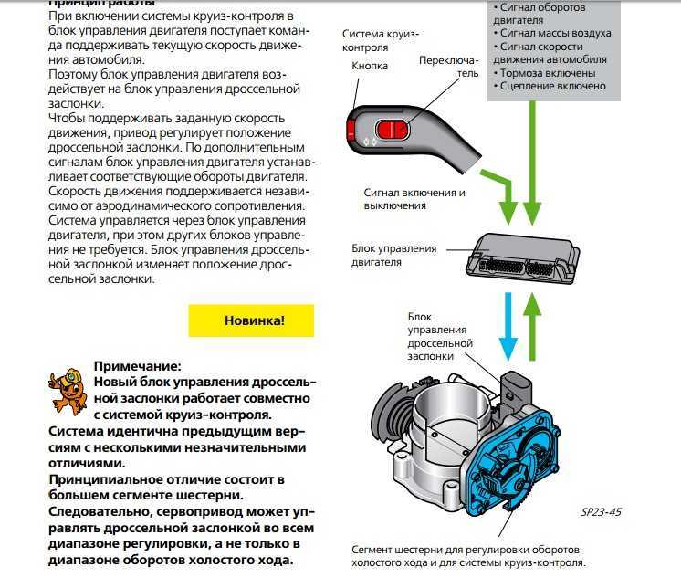 Круиз контроль: установка и использование
