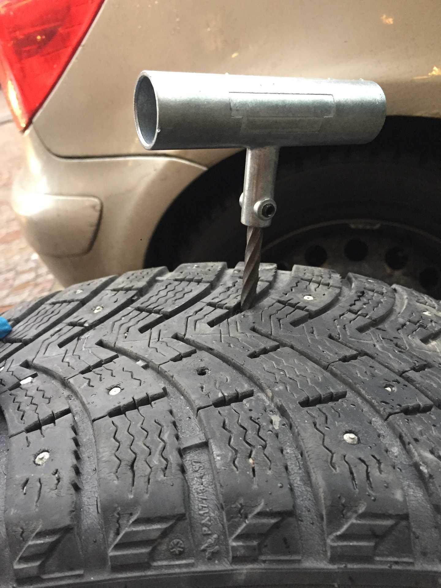 Саморез попал в колесо: что делать — auto-self.ru