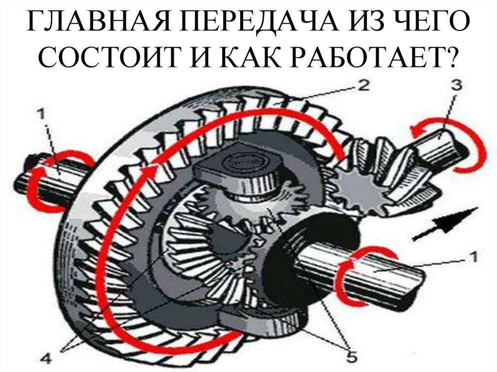 Устройство главной передачи автомобиля - autoleek
