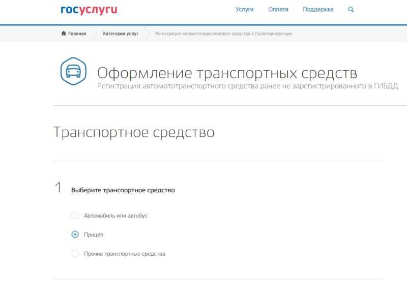 Образец заполнения на госуслугах регистрация автомобиля в гибдд