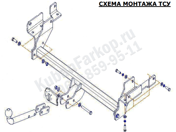 Фаркоп mitsubishi outlander xl своими руками