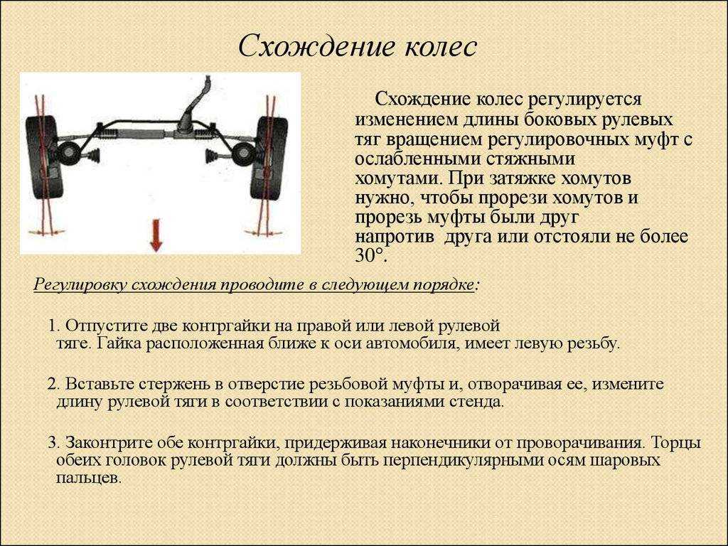 Регулируем развал схождение своими руками: необходимость процедуры и последовательность выполнения работы