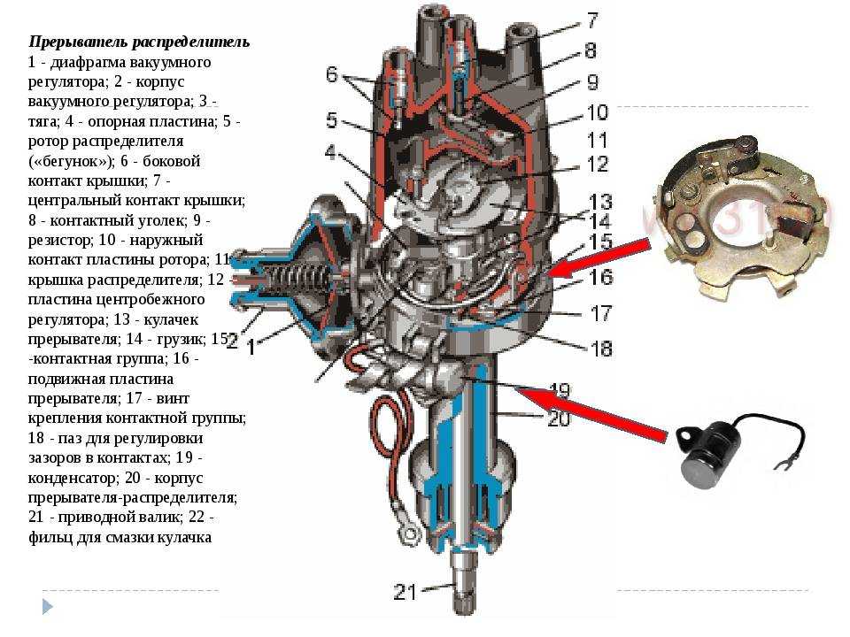 Ремонт распределителя зажигания УАЗ-3151