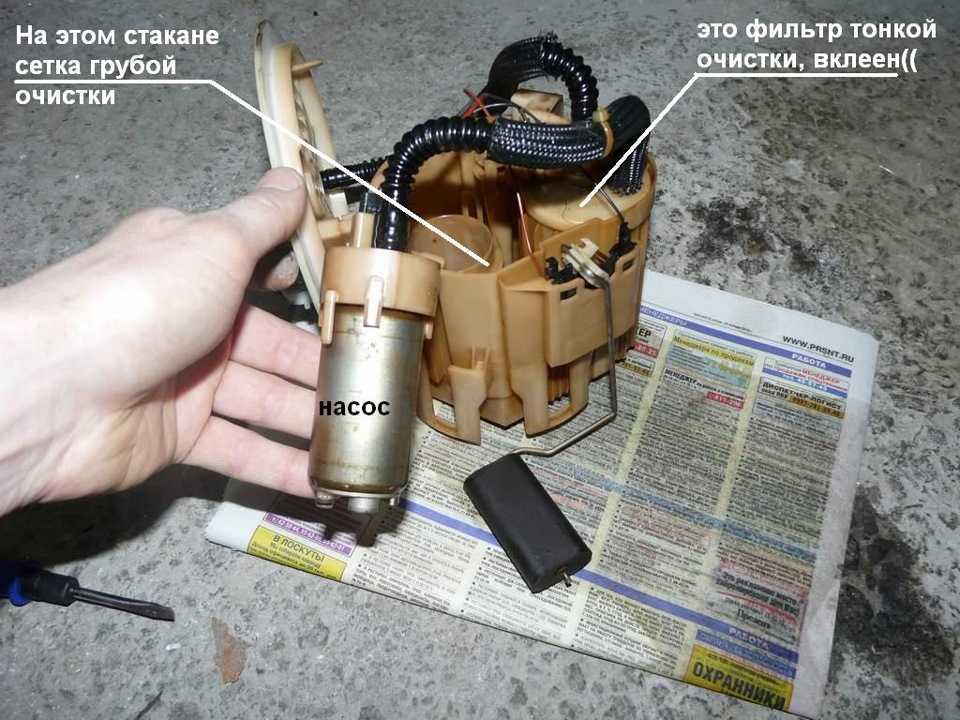 Замена бензонасоса газель 406 инжектор