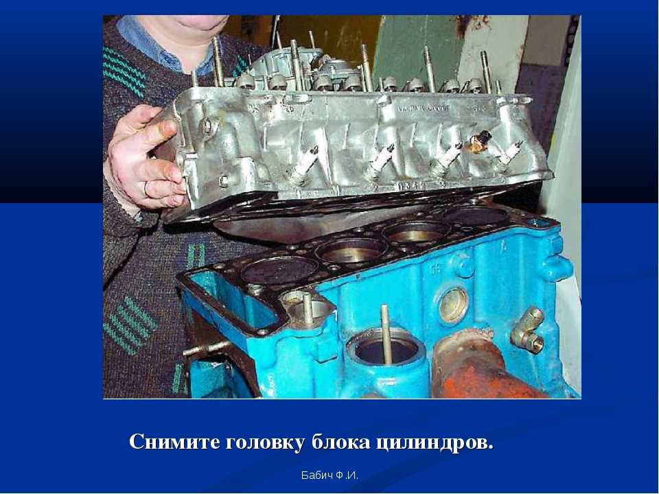 Полное руководство по замене прогладки головки блока цилиндров на ваз 2106