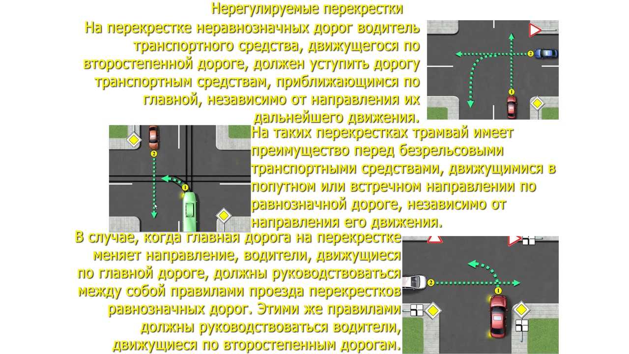 Знак 8.13 - направление главной дороги