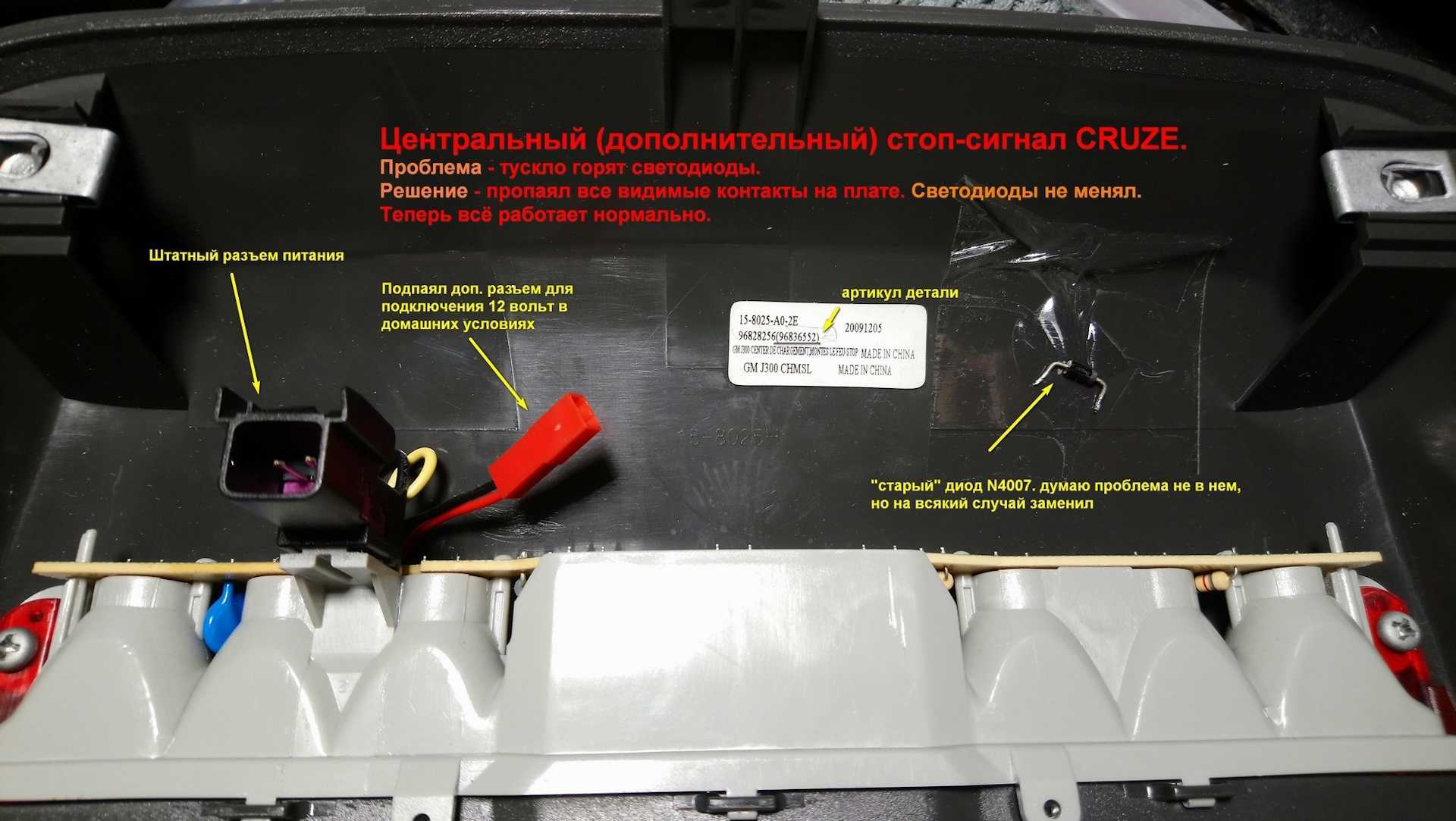 Не горят стоп-сигналы: причины неисправности и способы ее устранения