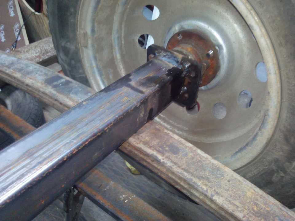 Как сделать ступицу для прицепа