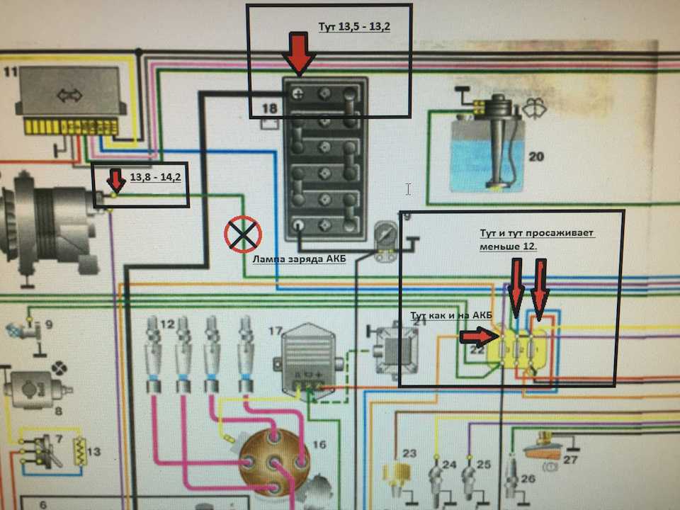 Схема электропроводки уаз 402 двигатель