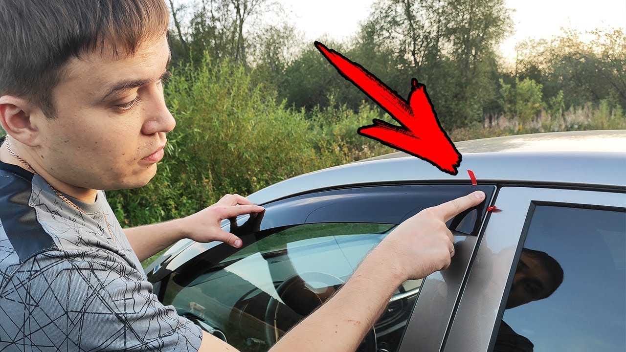 Как правильно установить дефлекторы на авто, не повредив их