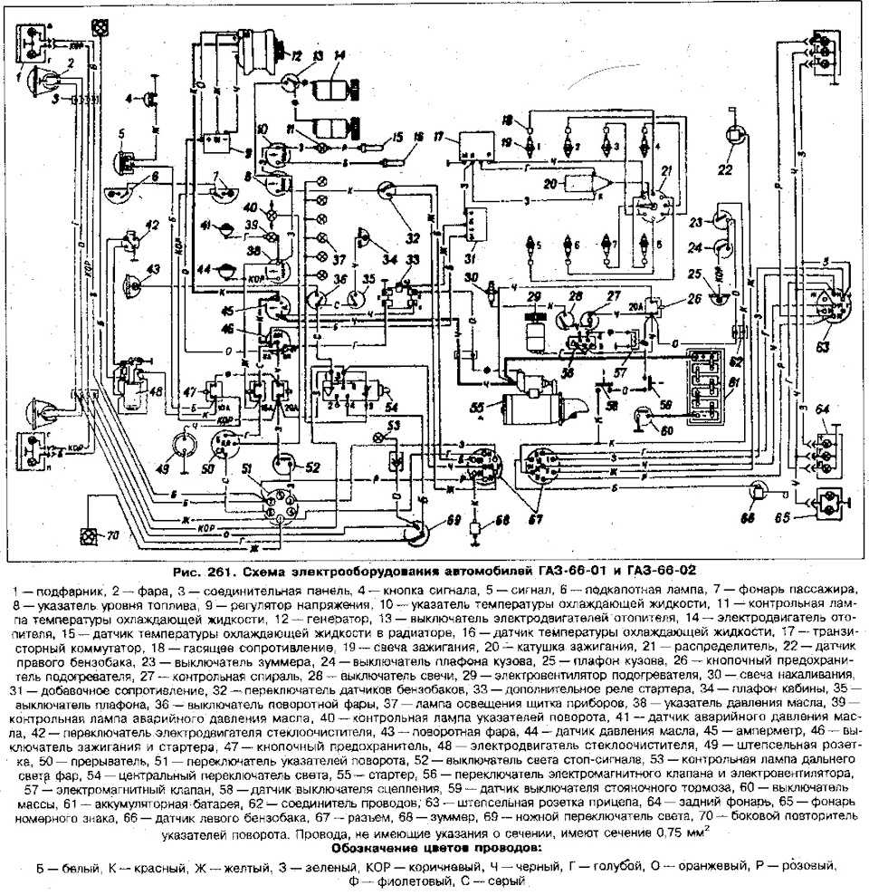 Как подключить реле поворотов газ 53 схема подключения
